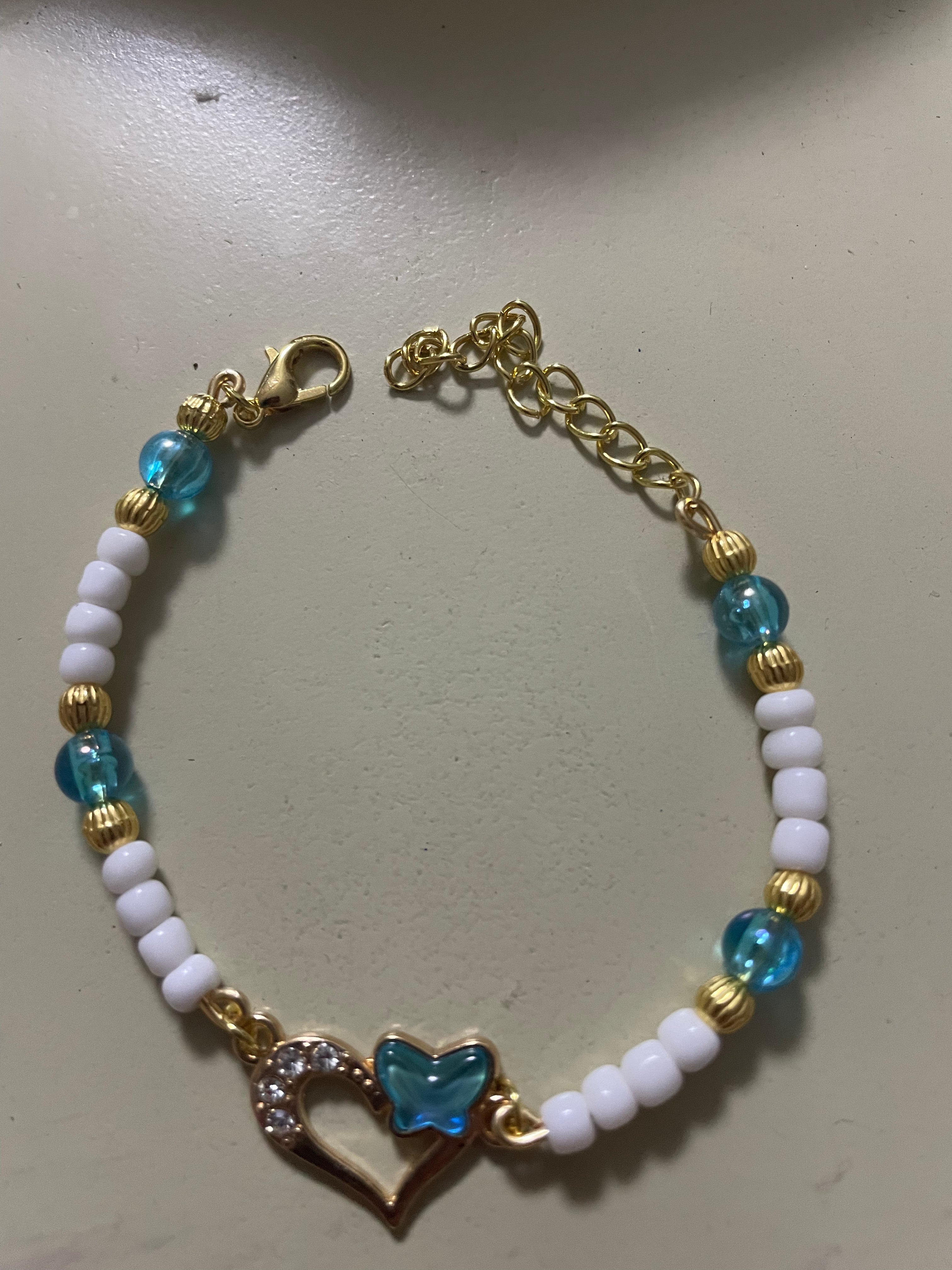 Beaded Heart Bracelets