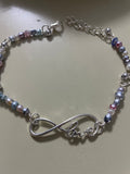 Pastel Pura Vida Beaded Love Bracelet or Anklet
