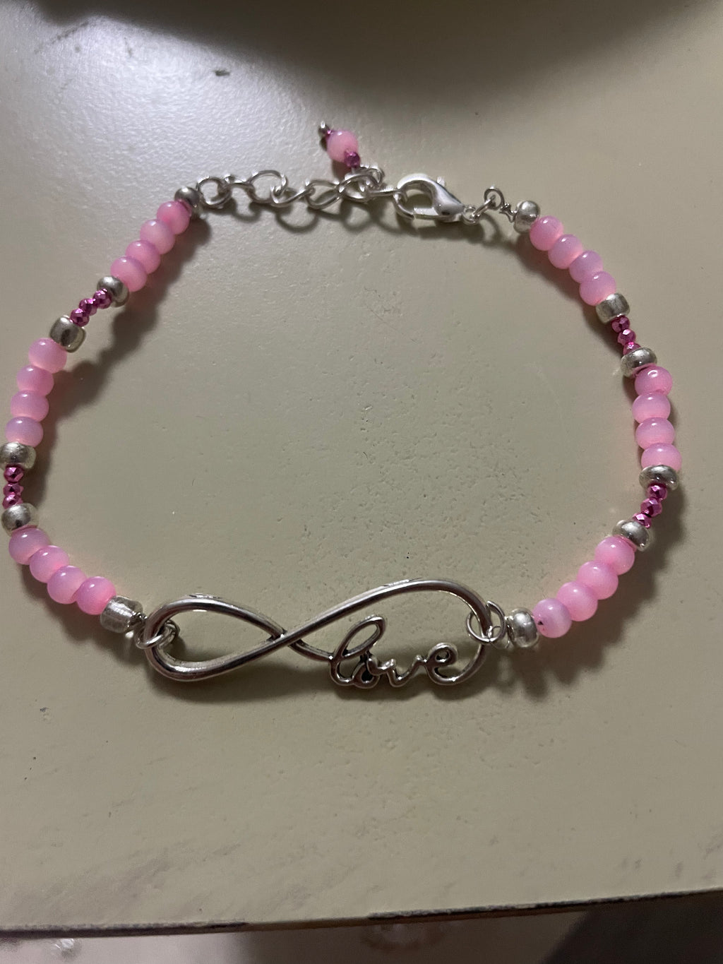 Pastel Pura Vida Beaded Love Bracelet or Anklet