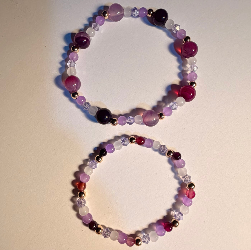 Mommy & Me / Mom & Daughter-Matching Bracelet Sets (2)