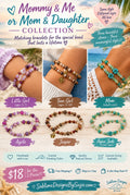 Mommy & Me / Mom & Daughter-Matching Bracelet Sets (2)