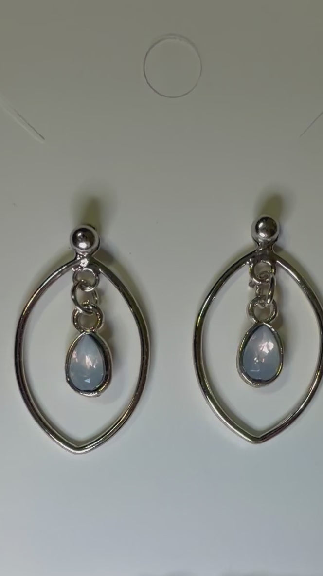 Sky Mist White and Blue Pearl Jewelry Set by SublimeDesignsBySuzie